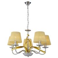 Pendelleuchte 35-55064 Diva - Chromfarben/Goldfarben, KONVENTIONELL, Metall (60/60/100cm)