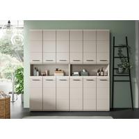 Badezimmer Ice Kaschmir B: 180cm - Kaschmir/Schwarz, Trend, Holzwerkstoff (180cm) - MID.YOU