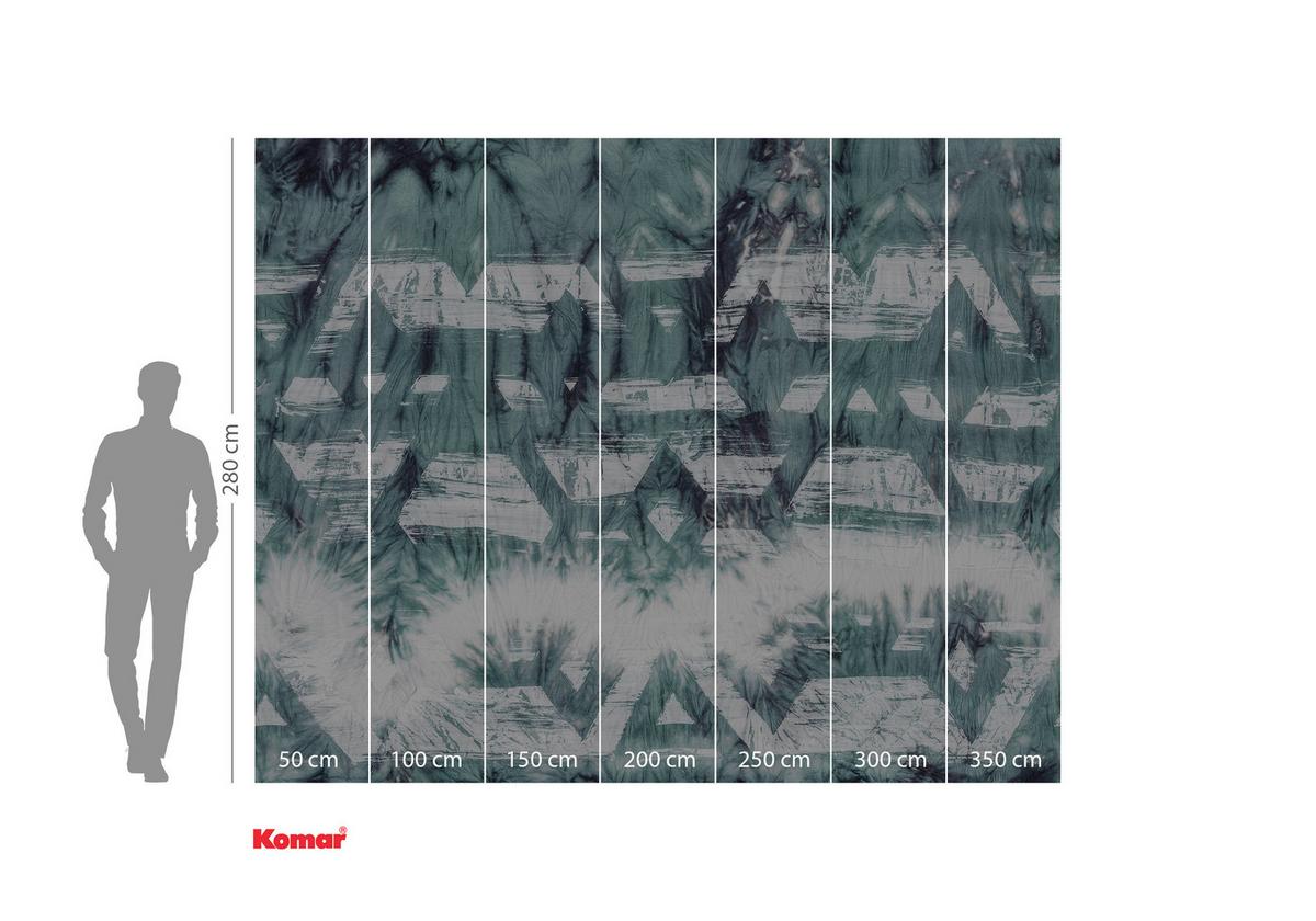 Fototapete Tribal Dye - Multicolor, Trend, Papier (350/280cm) - Komar