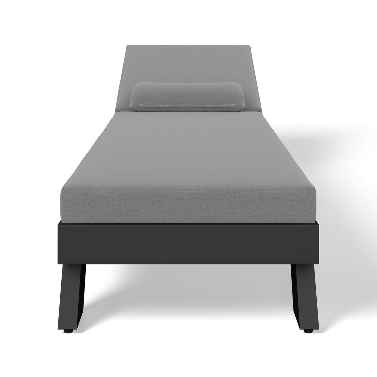 Relaxačné ležadlo SUSA sivá - sivá, Modern, kov/textil (200/64/40cm) - Bessagi Garden