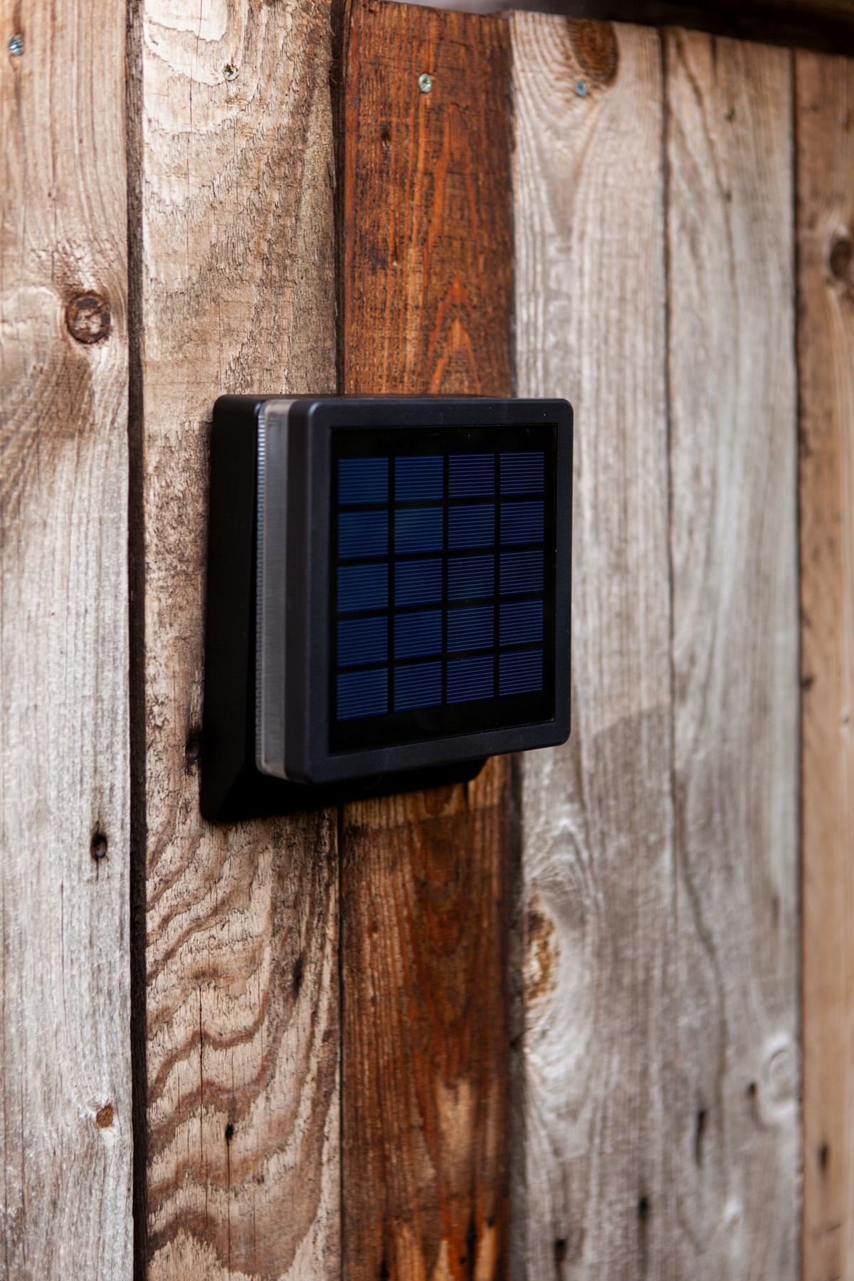 Solarleuchte Moze Klar Weiß L: 14 cm - Klar/Schwarz, Basics, Kunststoff/Metall (14/15/19,5cm)