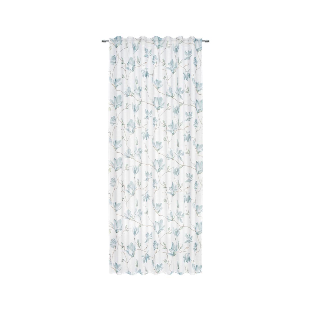 HOTOVÝ ZÁVĚS Magda, 140/245 cm - modrá, Basics, textil (140/245cm) - Modern Living