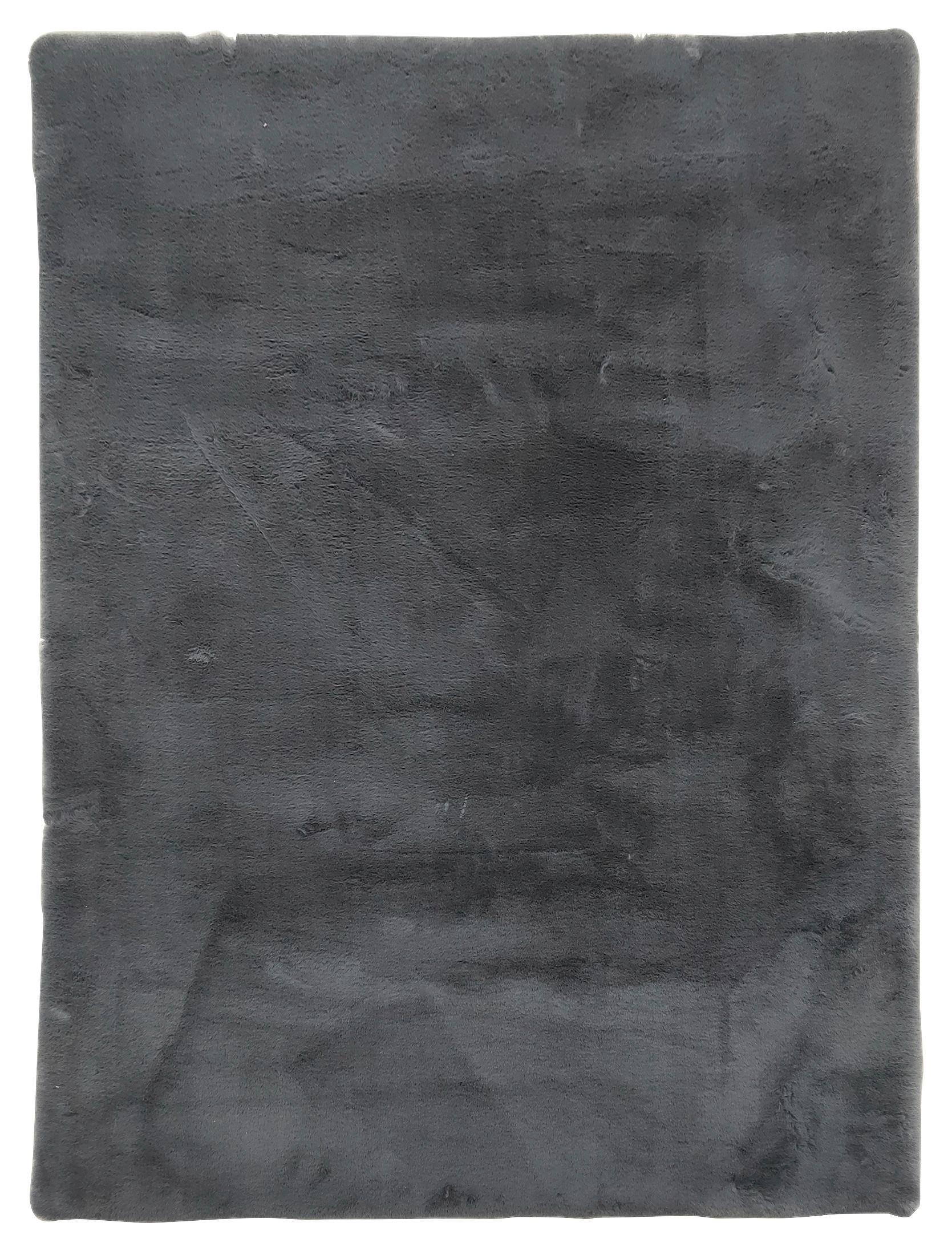Umelá Kožušina Caroline 3, 160/220cm - antracitová, textil (160/220cm) - Modern Living