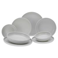Tafelservice Uno Offwhite Creme 8--Teilig - Creme, Basics, Keramik - Creatable