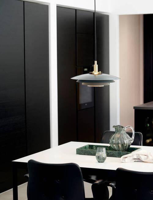 Hängeleuchte Bretagne Anthrazit D: 38 cm - Anthrazit, Design, Metall (38/18,8cm) - Nordlux