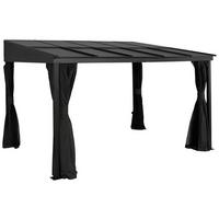 Terrassenüberdachung St. Barth 10x12 - Anthrazit, Basics, Metall (364/240/296cm)
