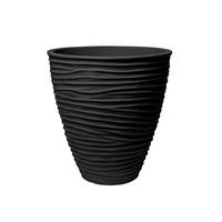 Virágkaspó Sylt - antracit, Konventionell, műanyag (40/42cm) - Luca Bessoni