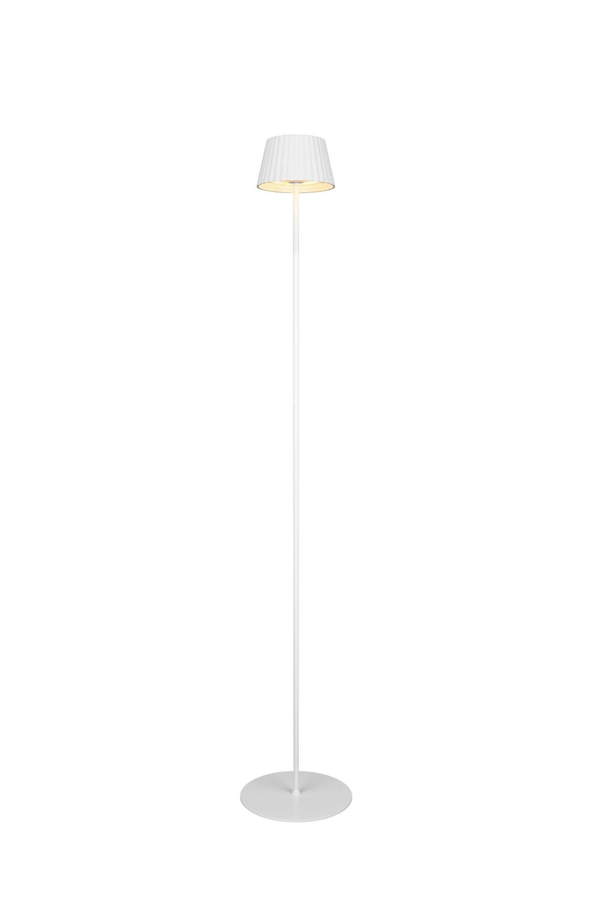 Akku-Stehleuchte R47706131 Suarez - Weiß, Design, Metall (13,5/123cm)