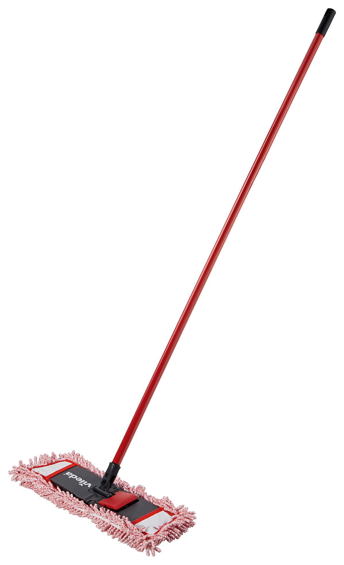 Bodenwischer Vileda-Mikrofaser - Rot, Basics, Kunststoff/Textil (156,0/16,0/60cm) - Vileda