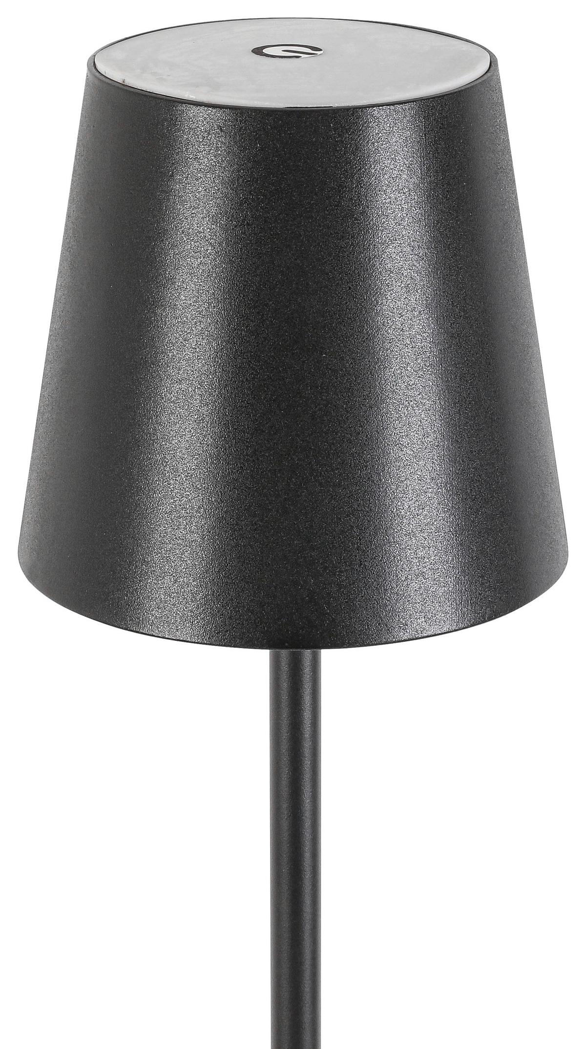 LED-Stehleuchte Loft - Schwarz, MODERN, Kunststoff/Metall (22/130cm) - Luca Bessoni