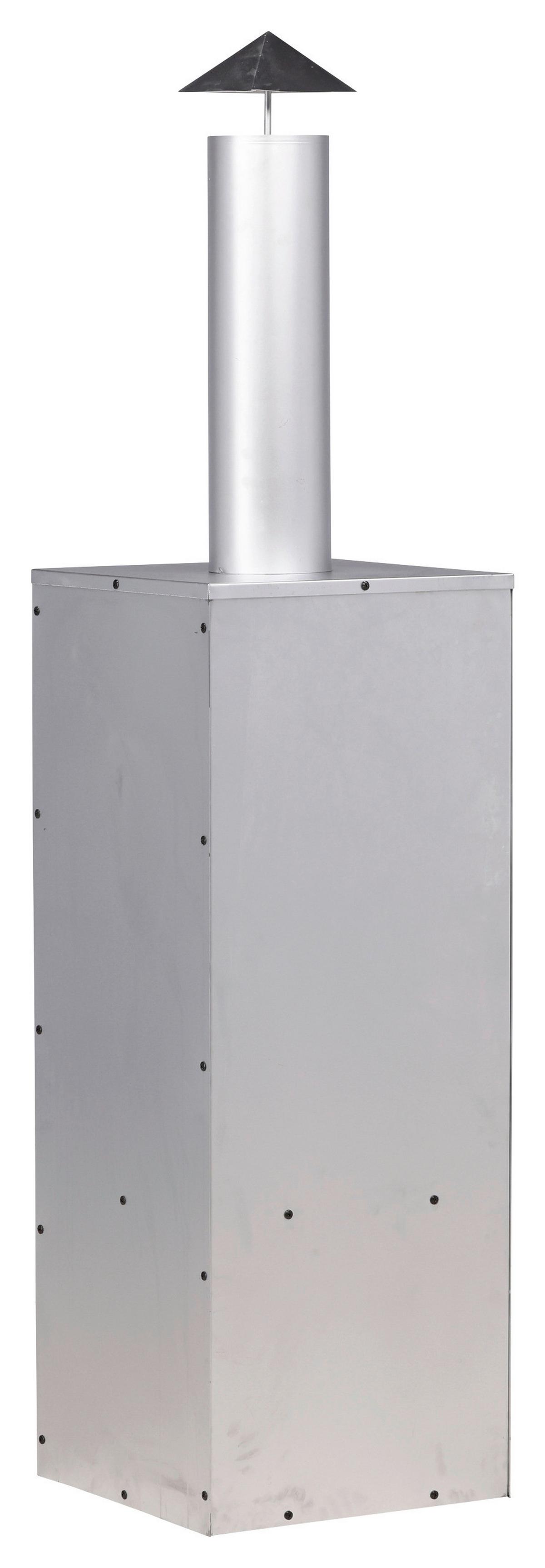Feuerstelle Makarima - Silberfarben, KONVENTIONELL, Metall (45/199/45cm) - Gardenson