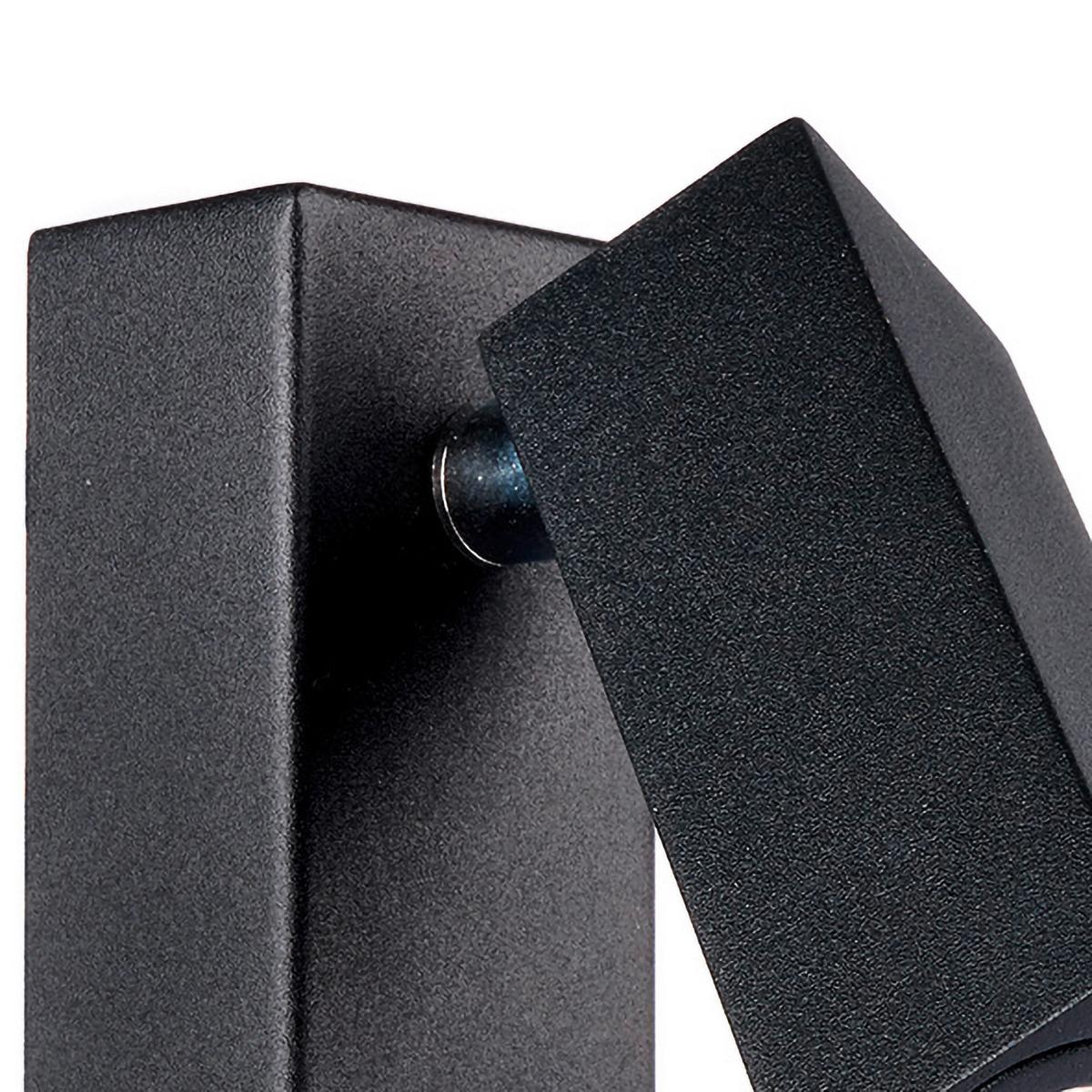 Led-wandleuchte 5001/apn - Schwarz, Design, Metall (11/8/4cm)