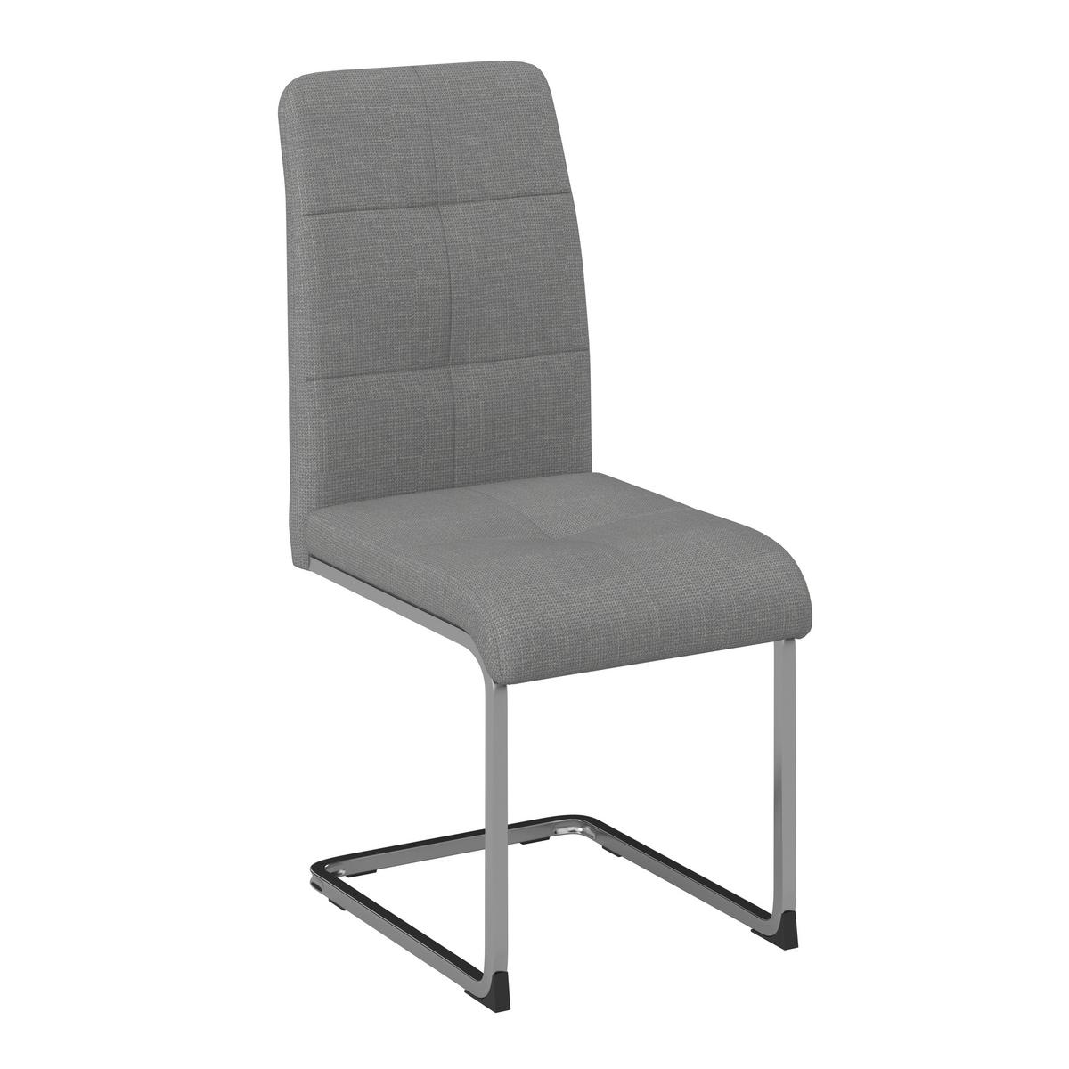 . . - šedá/barvy niklu, Moderní, kov/textil (43/99/60cm) - Bessagi Home