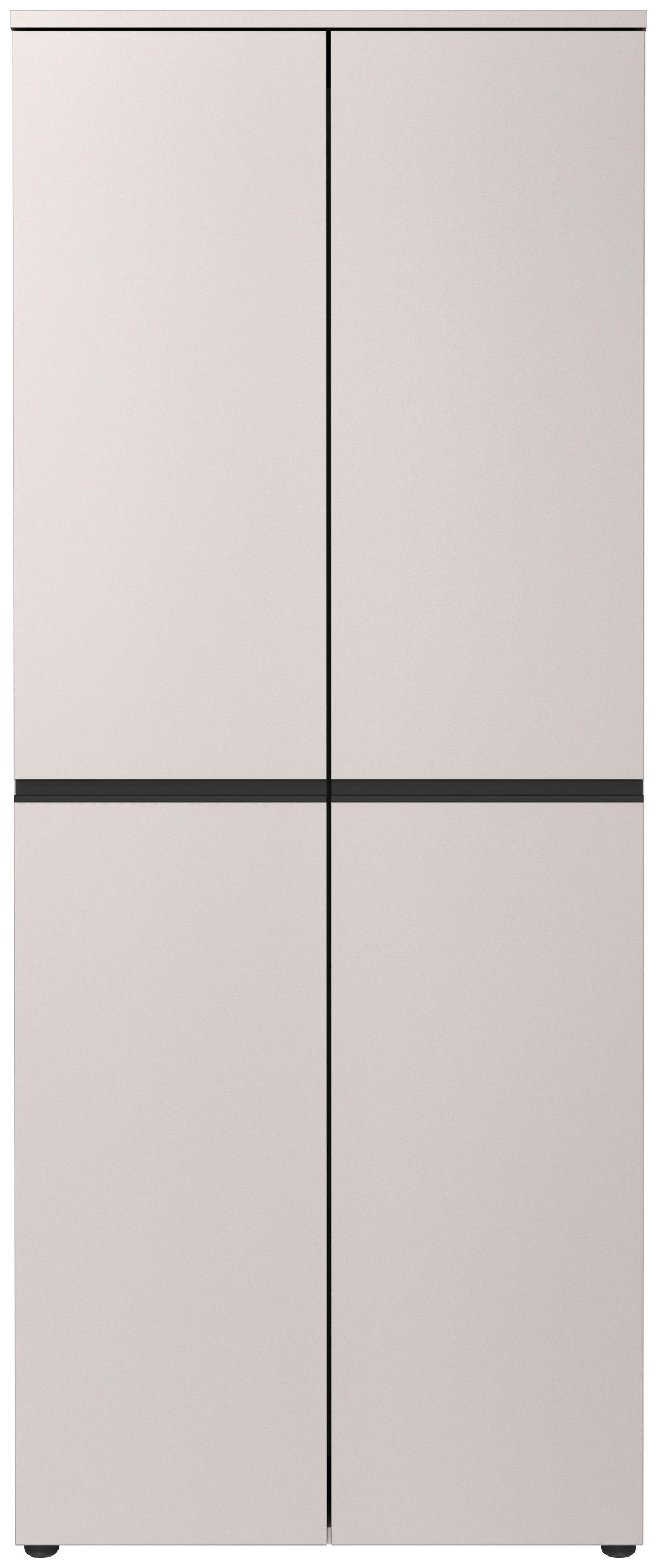 Aktenschrank Bedano Graphitfarben B: 81cm - Kaschmir/Graphitfarben, MODERN, Holzwerkstoff (81/197/40cm) - Germania