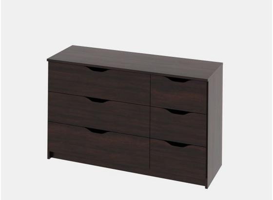 Komoda Adriana 3 Choco - barvy dubu, Moderní, dřevěný materiál (116/71/40cm) Komoda Adriana 3 Choco - barvy dubu, Moderní, dřevěný materiál (116/71/40cm)