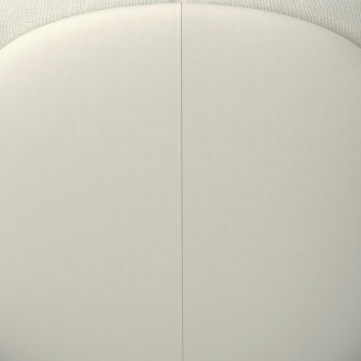 Relaxační křeslo LENA, bílá, max. 140 kg - bílá/černá, Moderní, kov/textil (85/82/113cm) - Bessagi Home