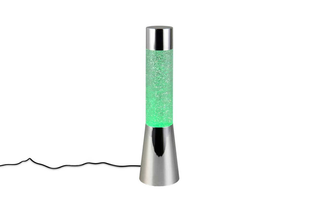 LED-Dekoleuchte inkl. Rgb - Silberfarben, Basics, Kunststoff/Metall (9/33cm) - Luca Bessoni