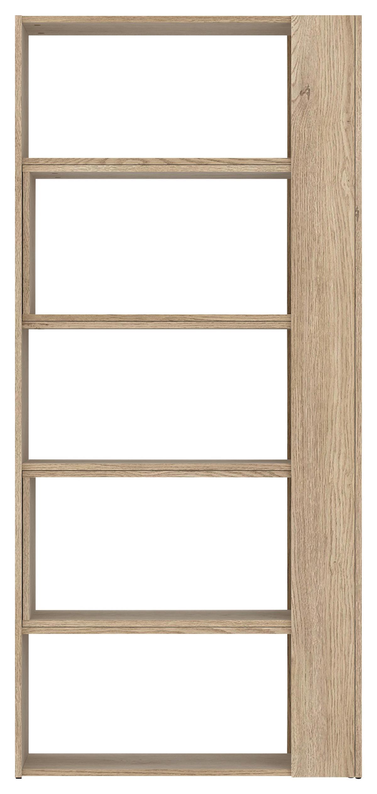 Regal Motus Cremona Eiche Dekor B:82-146cm - Eichefarben, MODERN, Holzwerkstoff (82-146/180/35cm)