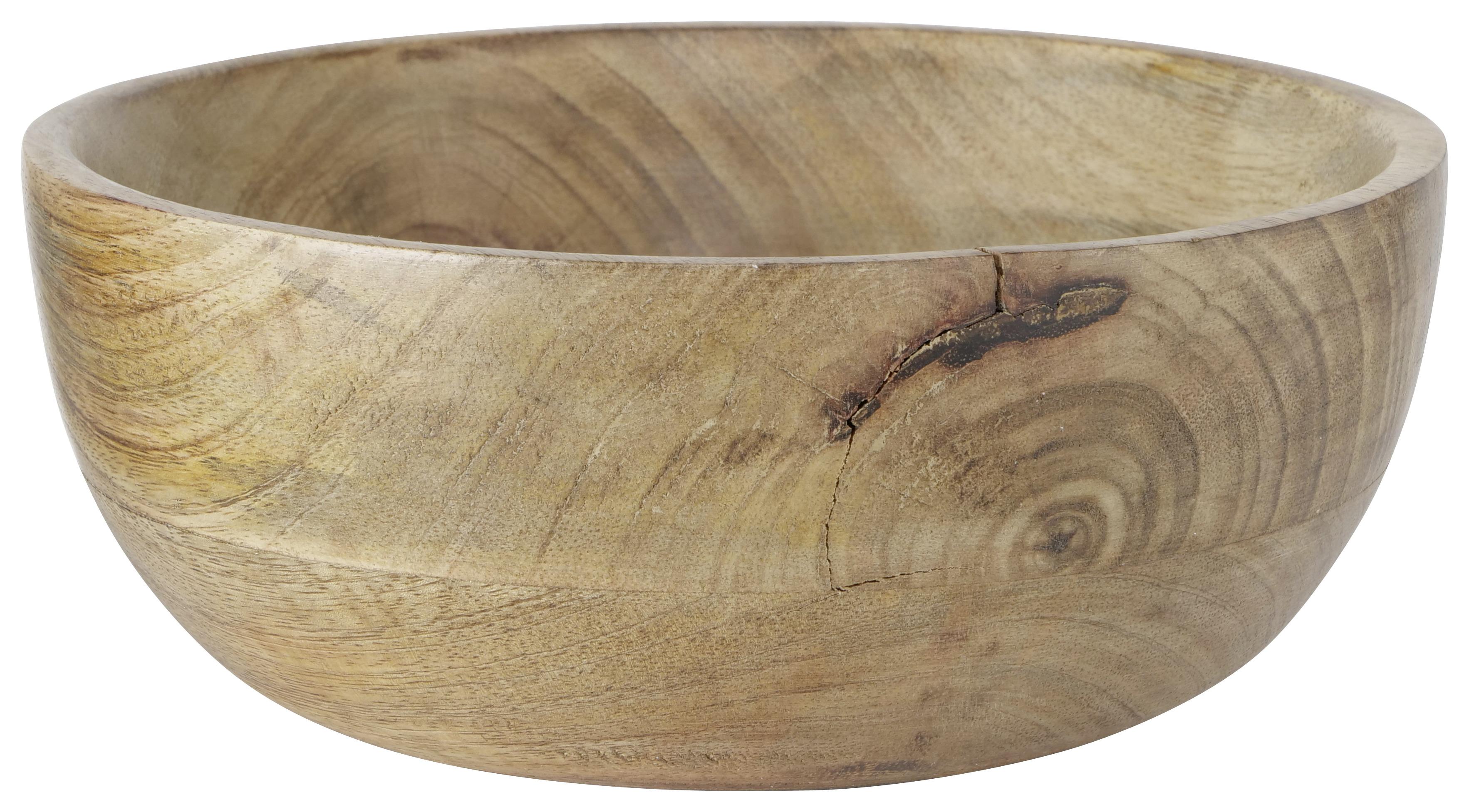 Dekoračná Miska Lamira, Ø: Ca. 19 Cm - prírodné farby, Štýlový, drevo (19/7cm) - Premium Living