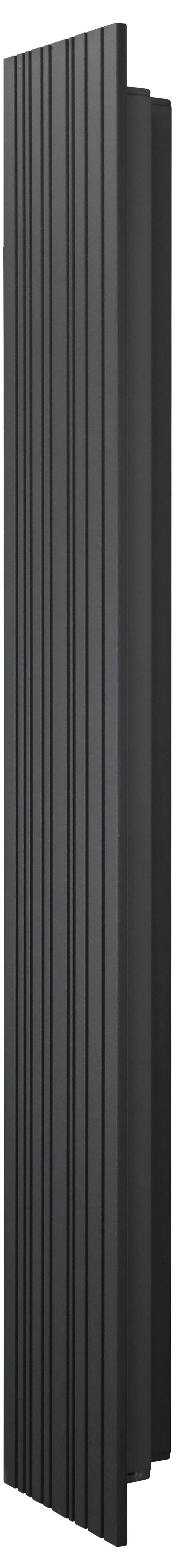 Außenwandleuchte 2528000411696 Rigel - Schwarz, Design, Metall (100/9,5/3,7cm)