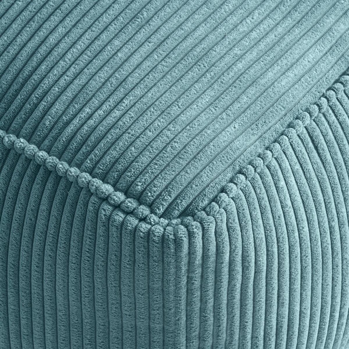 Taburet CAROLINE, petrolej.manšestr, max. 80 kg - petrolej, Moderní, textil (80/38/50cm) - Mömax
