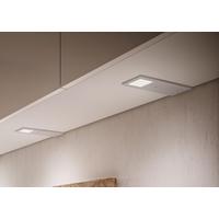 Unterbauleuchte 2x Led 5 W Aluminium - Edelstahlfarben, MODERN, Metall (24/19/10cm)