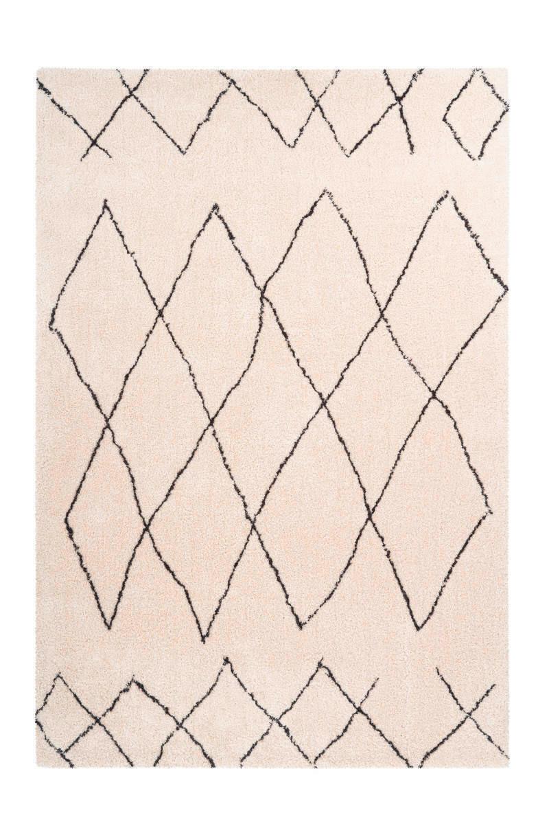 Hochflor Teppich Creme/beige Orlando 80x150 Cm