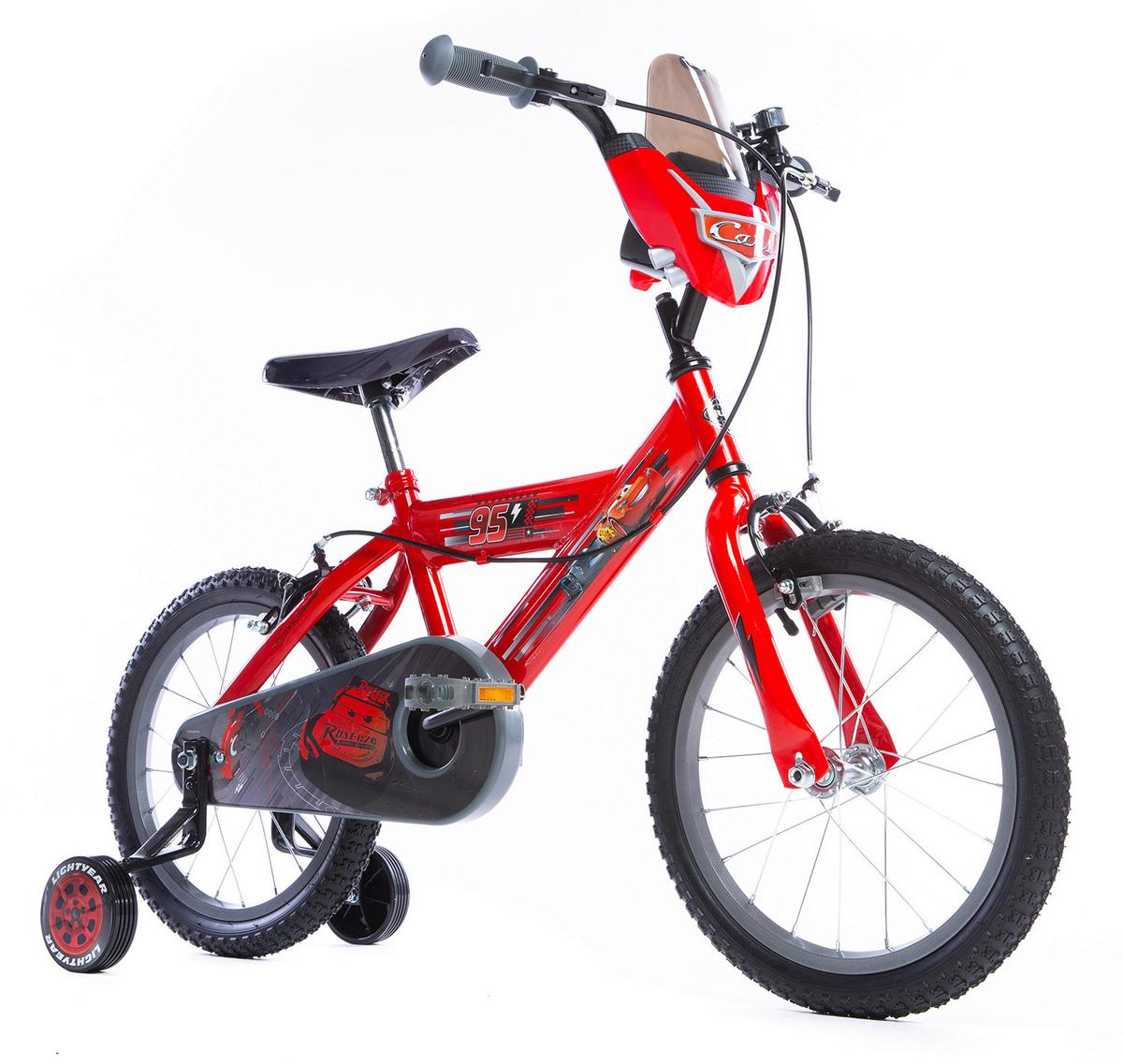 Kinderfahrrad CARS mit abnehmbaren Stützrädern