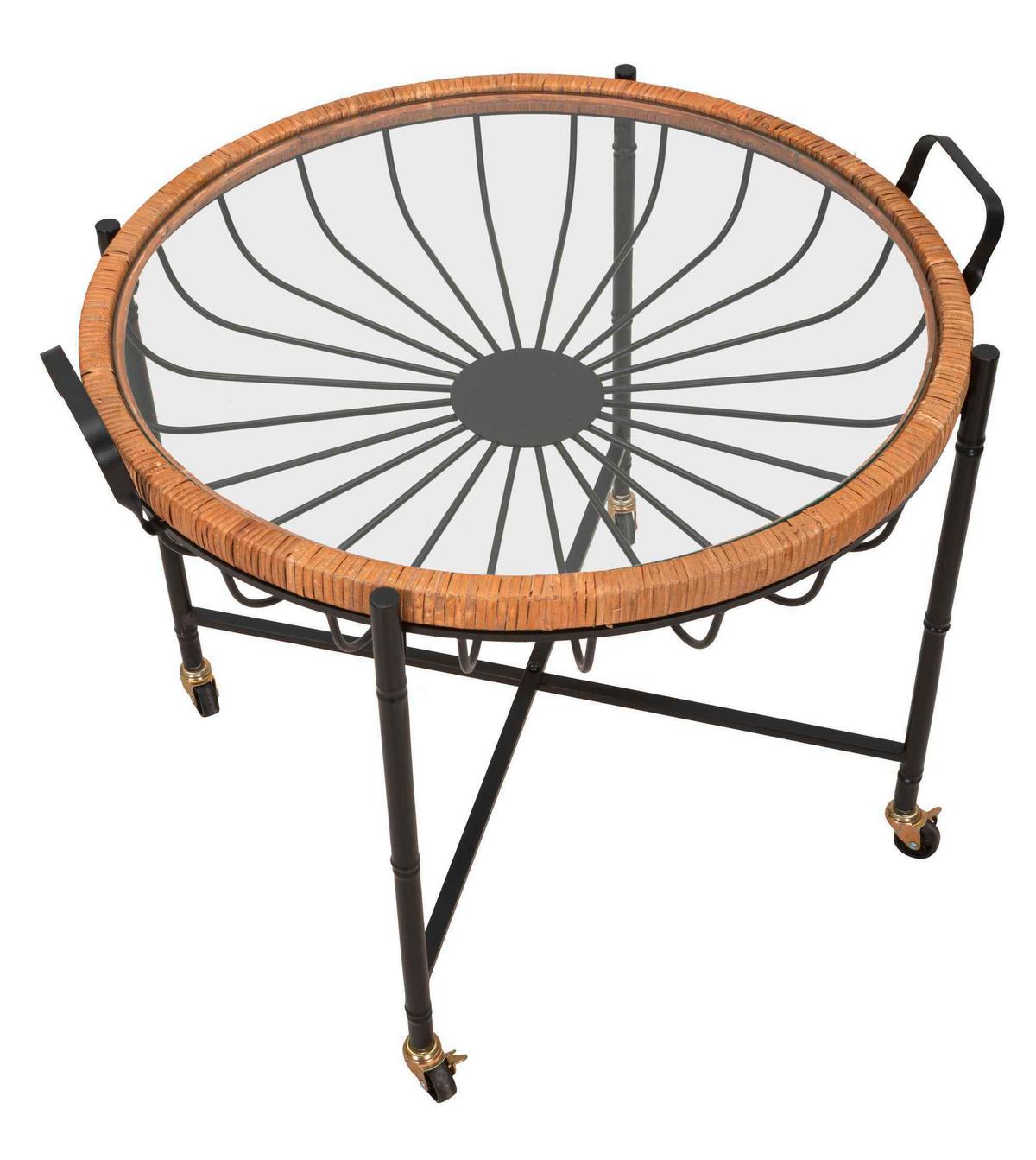 Couchtisch Cebu With Glass Schwarz, Naturfarben B: 70,5cm - Schwarz/Naturfarben, Basics, Glas/Holz (70,5/57/65cm)