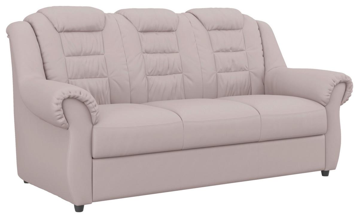 Sitzgarnitur Boston - Hellgrau/Schwarz, KONVENTIONELL, Textil - Livetastic