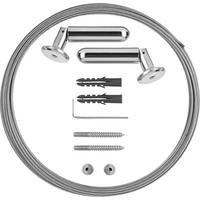 NAPÍNACIA LANKOVÁ SÚPRAVA 5 M - farba ušľachtilej ocele, kov (500cm) - Modern Living