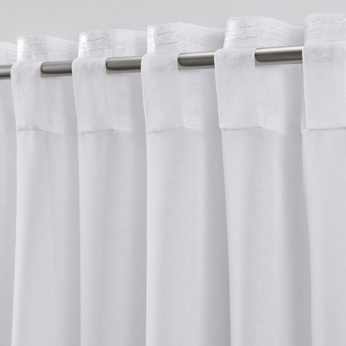 HOTOVÝ ZÁVES Tosca, 2x140/245cm, biela - biela, textil (140/245cm) - Modern Living