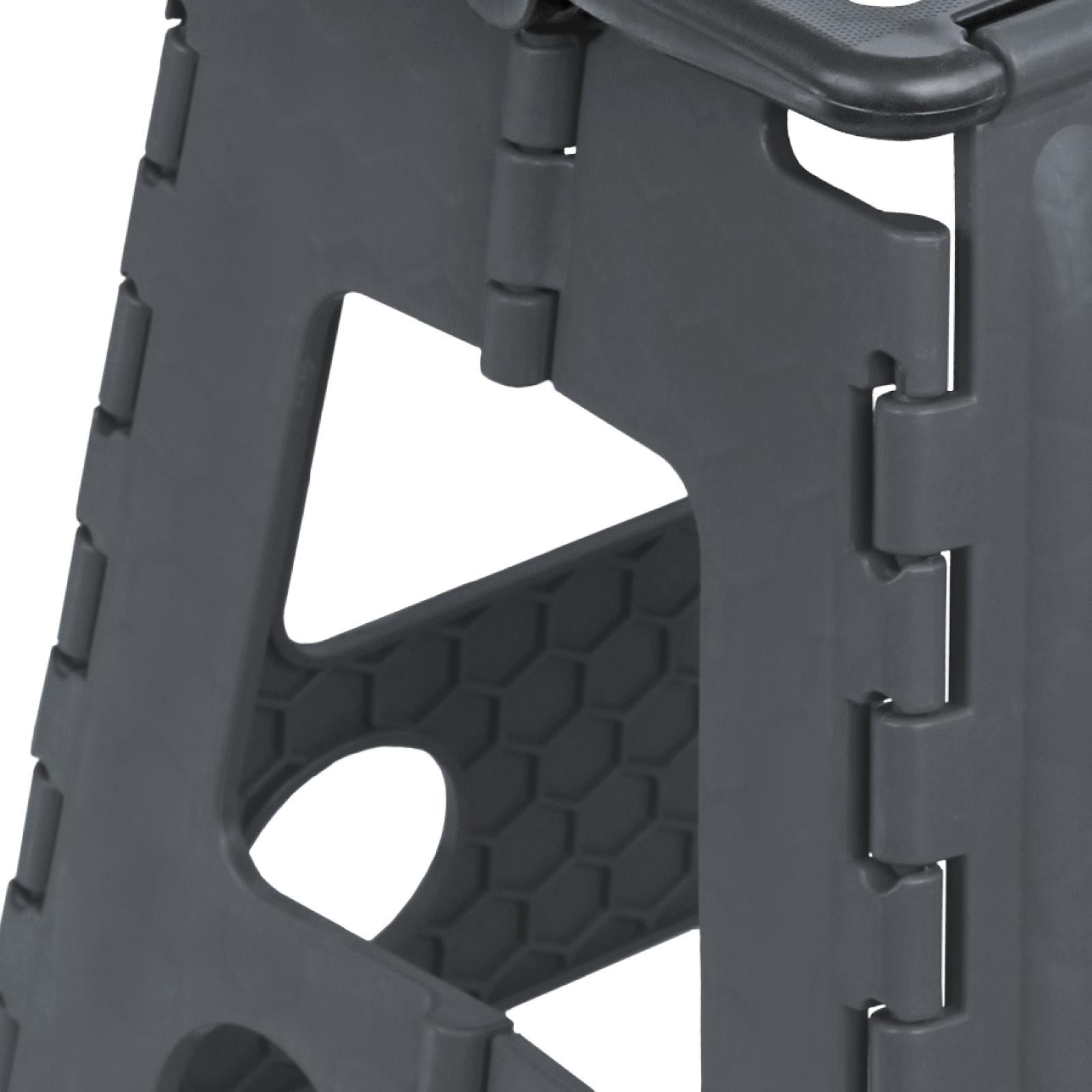 Tritthocker One Step XL Bis 120 Kg Anthrazit Klappbar