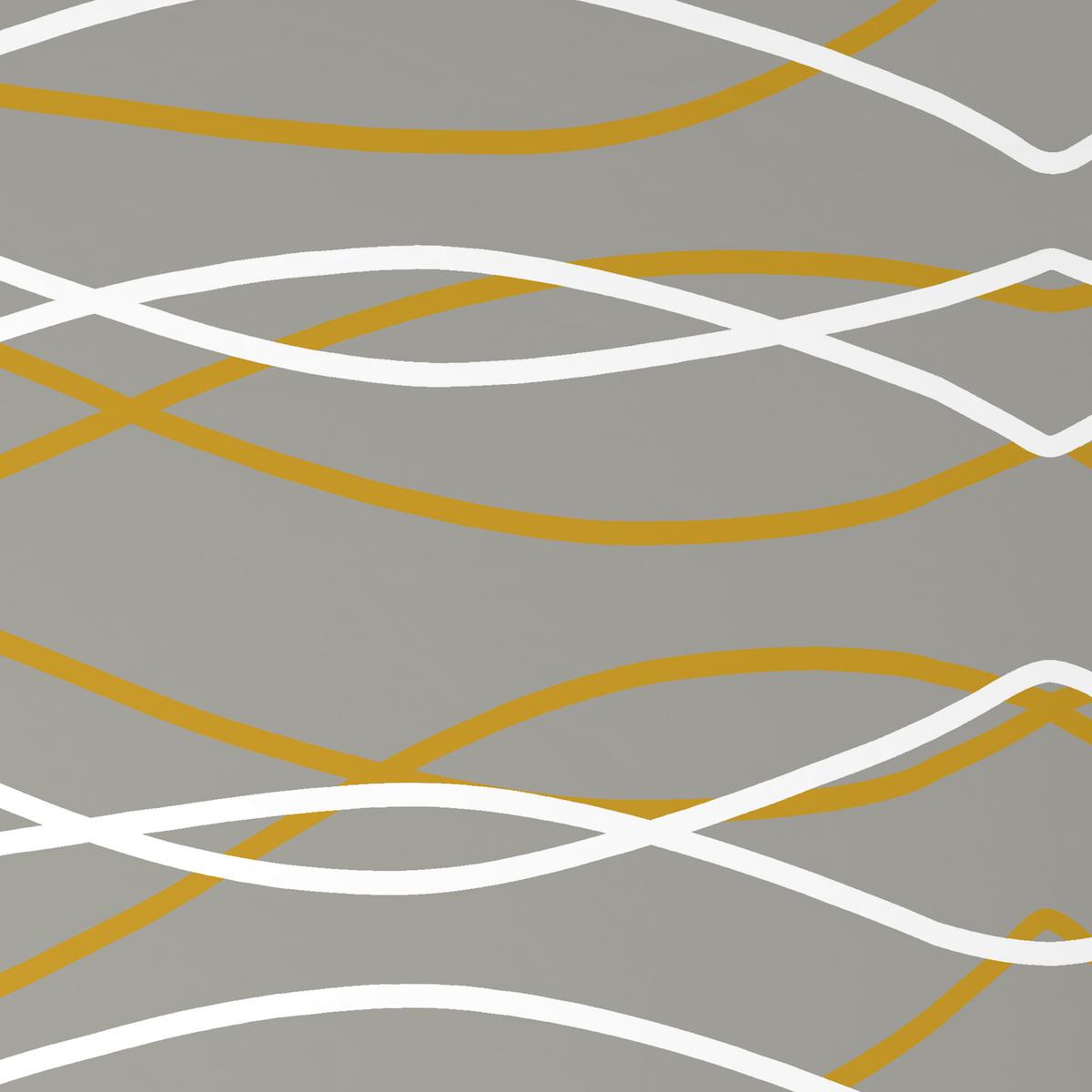 POVLEČENÍ WELLE - šedá/barvy zlata, Moderní, textil (140/200cm) - Mömax