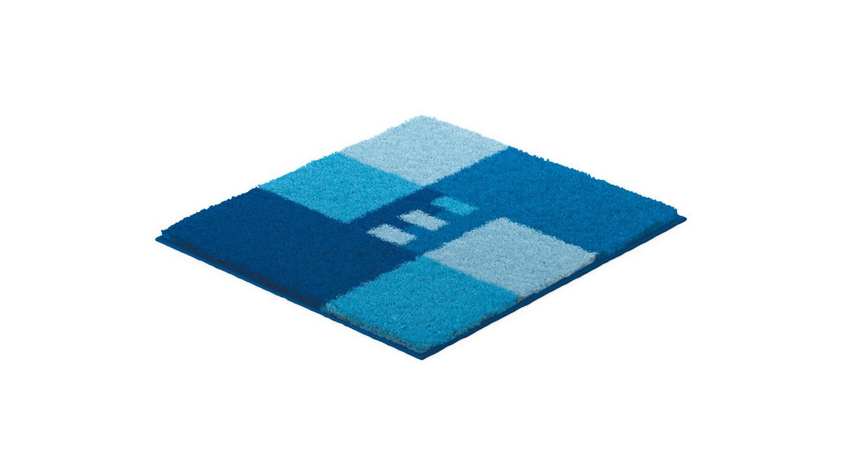 Bidet-vorleger Merkur - Blau, Basics, Textil (40/50cm) - Grund