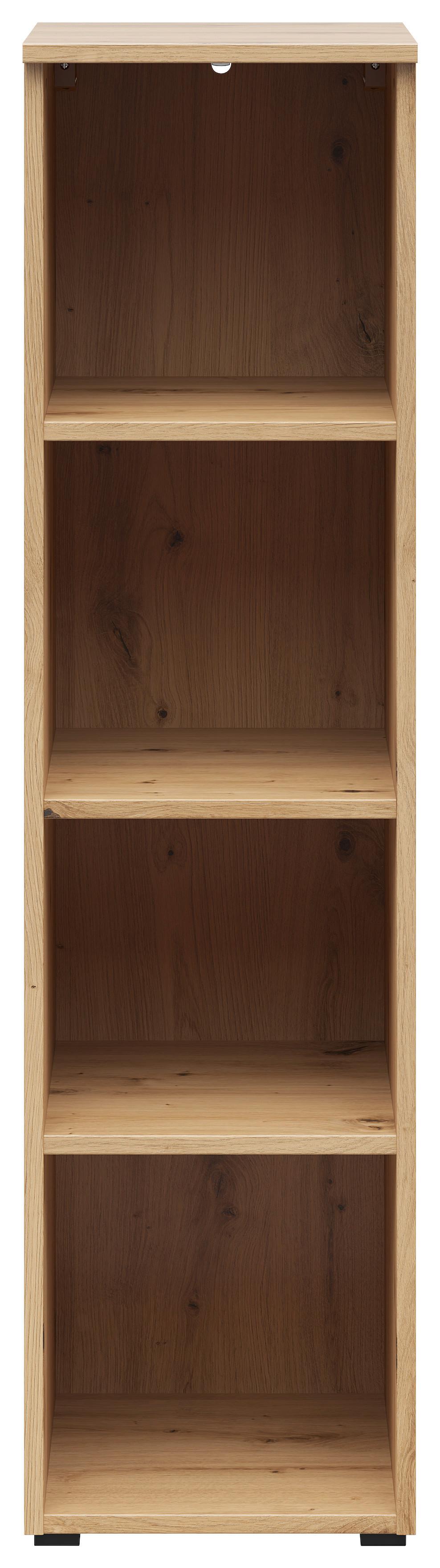 Regál š. 30 cm - antracitová/dub artisan, Modern, kompozitné drevo/plast (30/115/40cm)