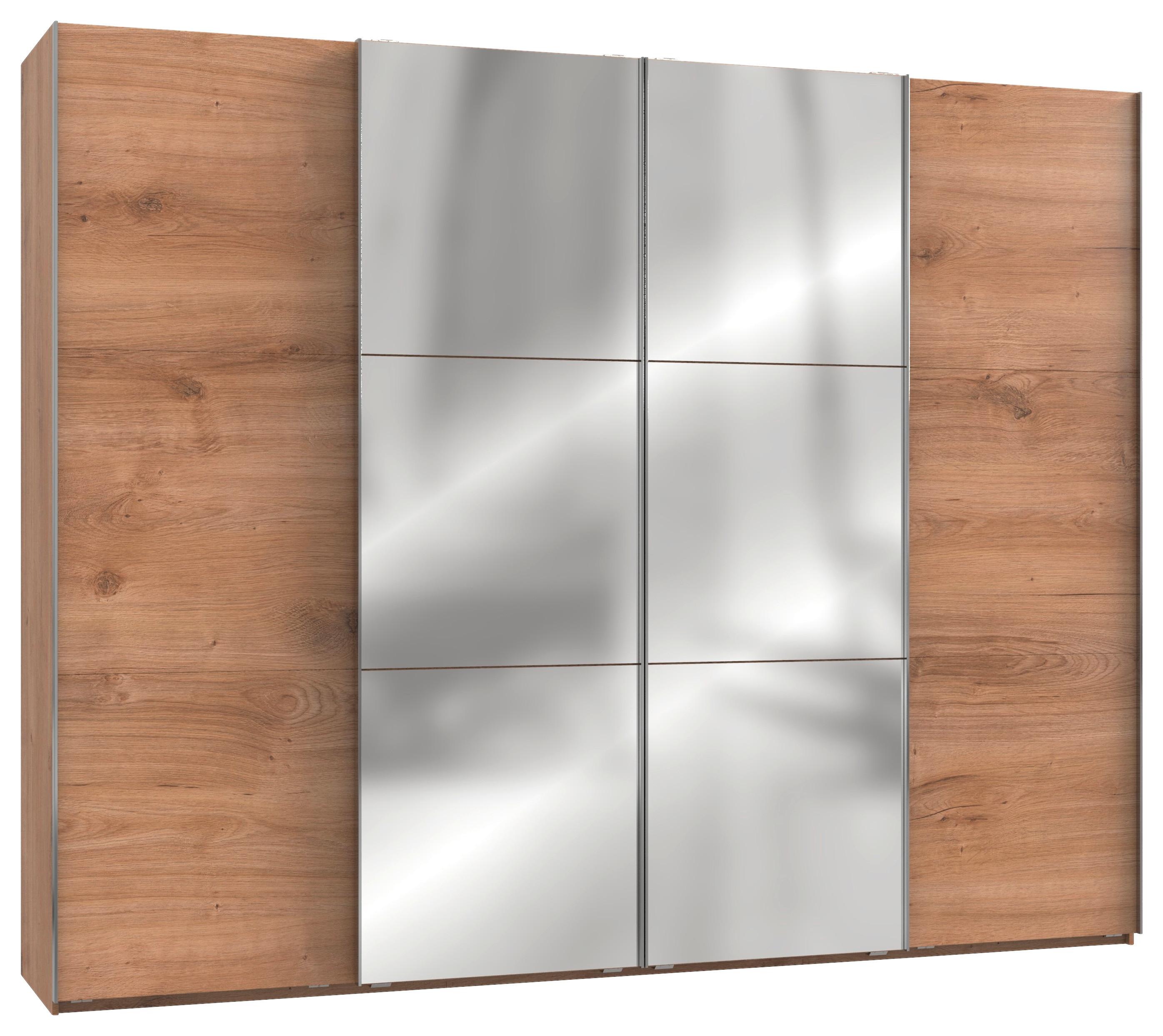 Schwebetürenschrank 300cm Level, Eiche Dekor - Eichefarben, MODERN, Holzwerkstoff (300/236/65cm) - MID.YOU