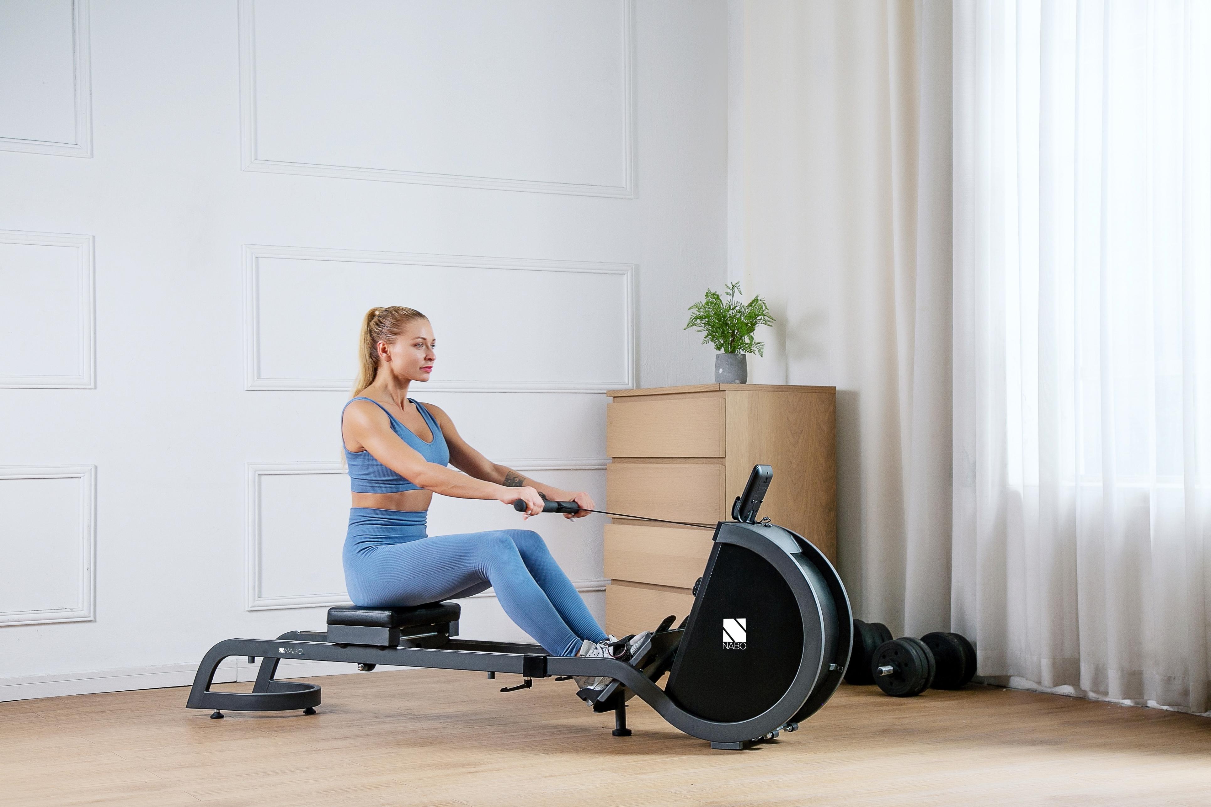 Fitnessgerät Rudergerät NABO Zusammaklappbar Schwarz Modus 1