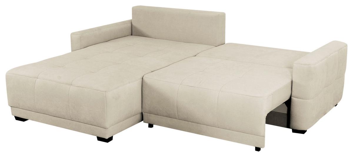Ecksofa Mount Creme S: 237x186 cm - Creme, Design, Textil (237/186cm) - MID.YOU