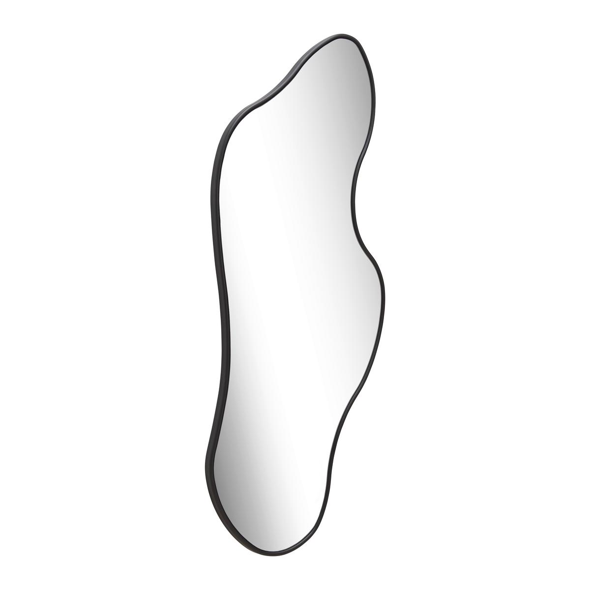 ZRKADLO TIARA - čierna, Modern, kompozitné drevo/sklo (50/120/2,3cm) - Mömax