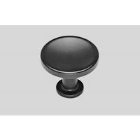 Metallknopf Schwarz Griffe - Schwarz, MODERN, Metall - Vertico
