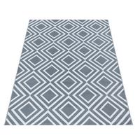 Teppich Läufer Grau Costa 80x250 cm - Grau, Design, Textil (80/250cm)