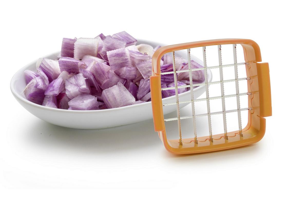 Küchenhelfer-Set Nicer Dicer Quick 5 -Teilig. - Schwarz/Orange, Basics, Kunststoff/Metall - Genius