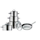 Kochtopfset Provence Cromargan - Silberfarben, MODERN, Glas/Metall - WMF