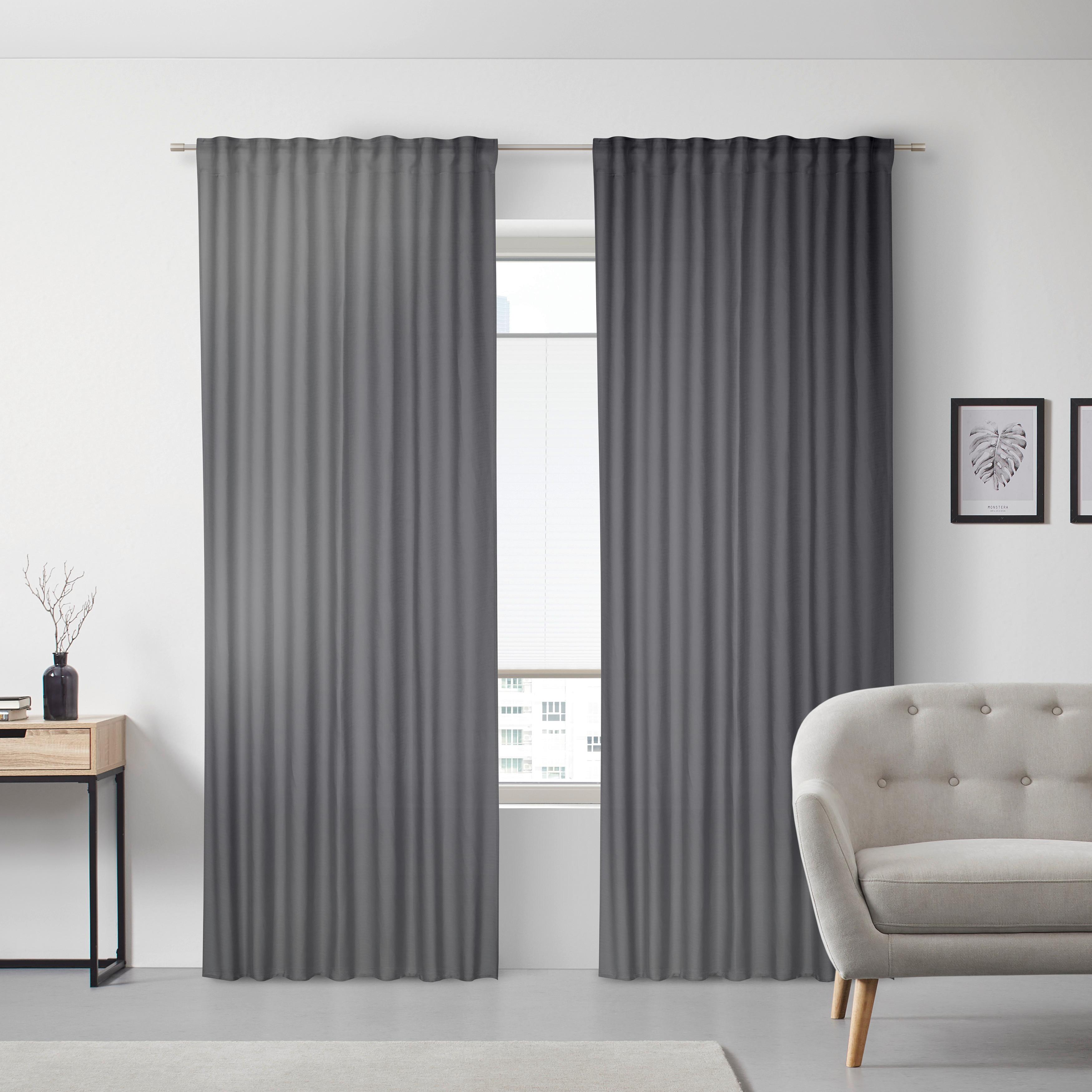 Hotový závěs ELENI - hnědá, Romantický / Rustikální, plast (140/245cm) - Bessagi Home