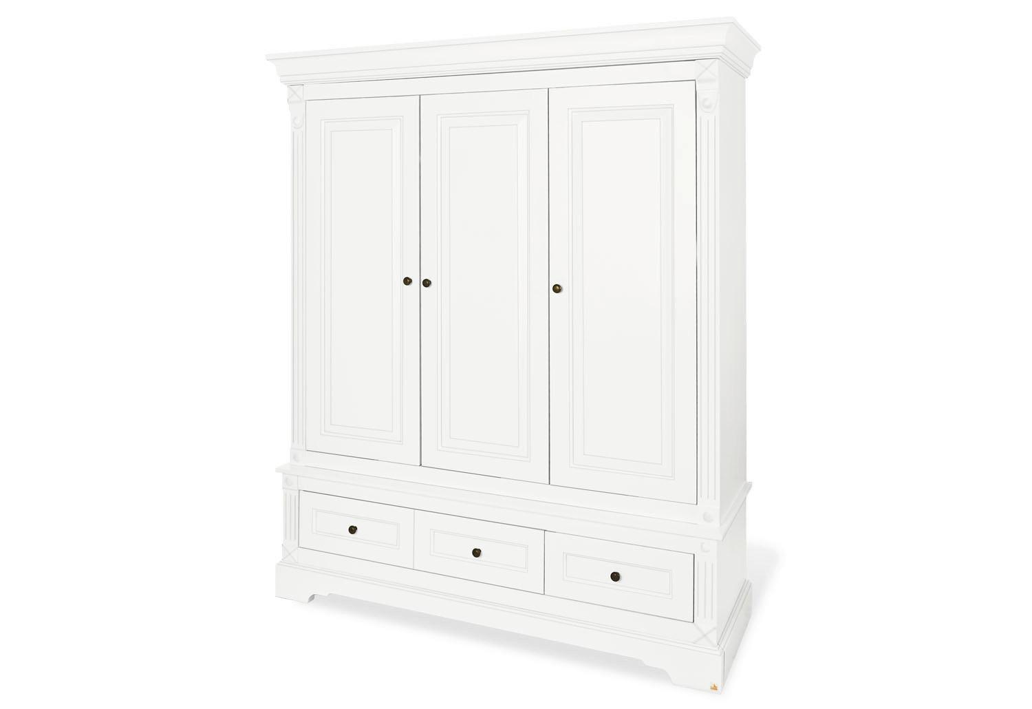 Babykleiderschrank 143467g Emilia - Weiß, Trend, Holzwerkstoff (178/208/58cm) - Pinolino