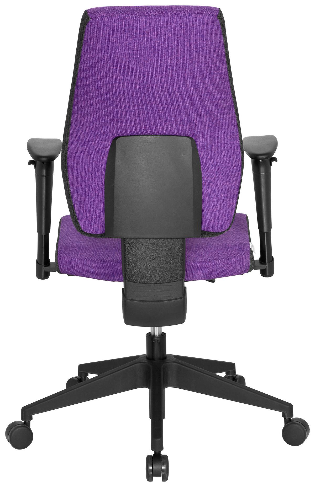 Drehstuhl Pro-Tec 500 Lila - Dunkelgrau/Lila, MODERN, Kunststoff/Textil (56/123/47cm) - MID.YOU