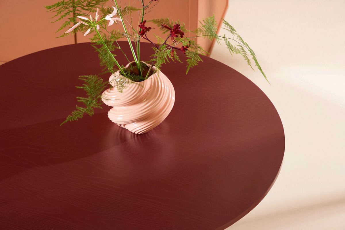 Esstisch Lenox Dunkelrot B: 110 Cm - Dunkelrot, MODERN, Holz (110/75cm) - Livetastic