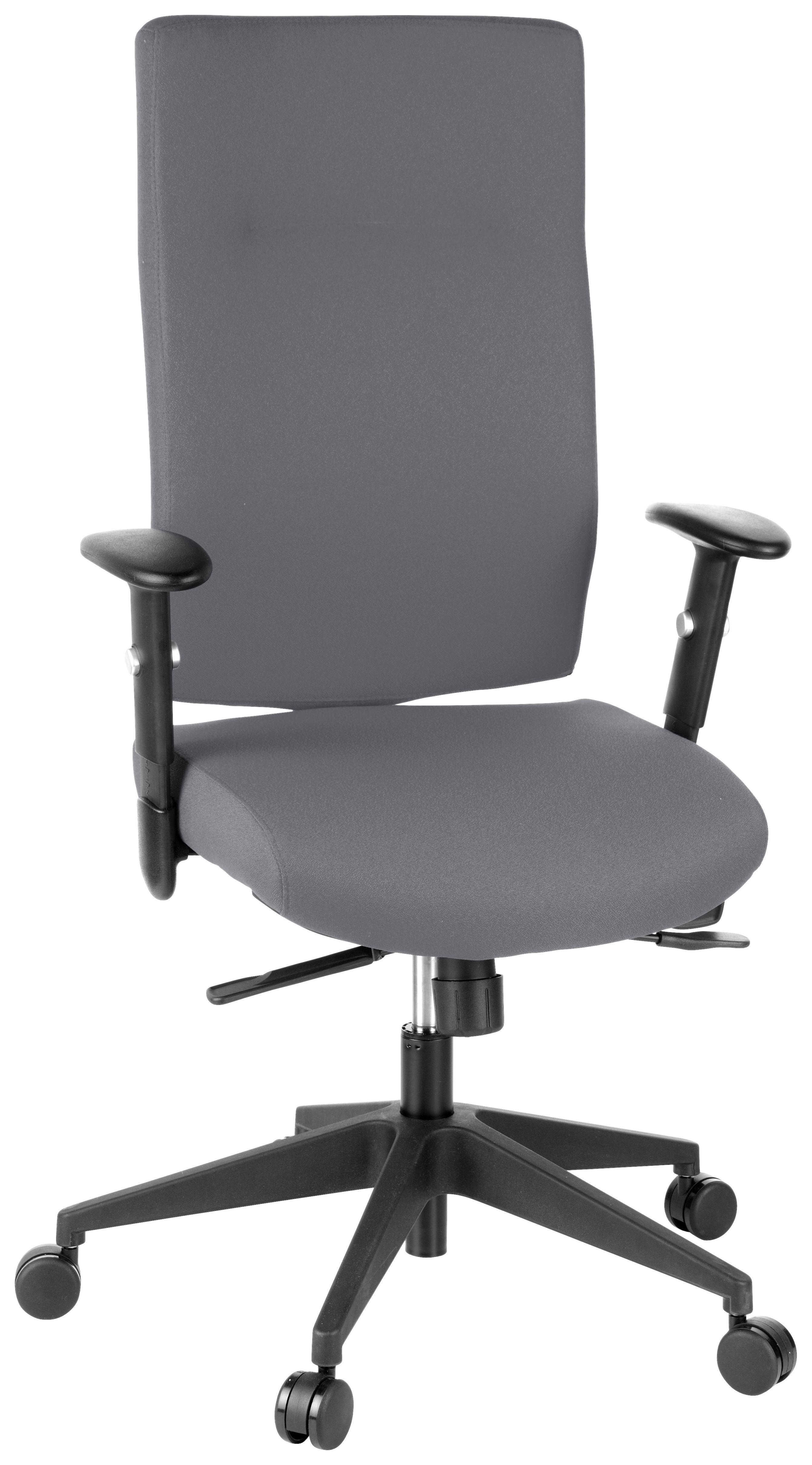 Drehstuhl Pro-Tec 300 Anthrazit - Anthrazit, MODERN, Kunststoff/Textil (57/125/53cm) - MID.YOU