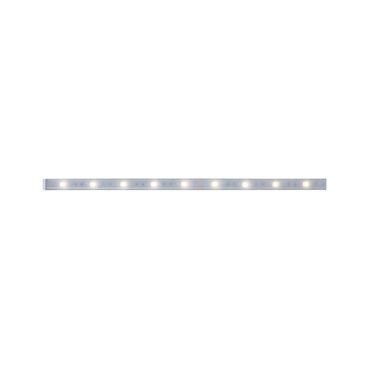 LED-Streifen Farbwechsler L: 1 M Ip44, dimmbar - Silberfarben, Basics, Kunststoff (100cm) - Paulmann